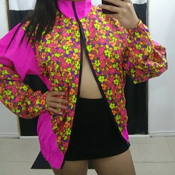 Park Avenue Jackets & Blazers - Neon Windbreaker NWOT